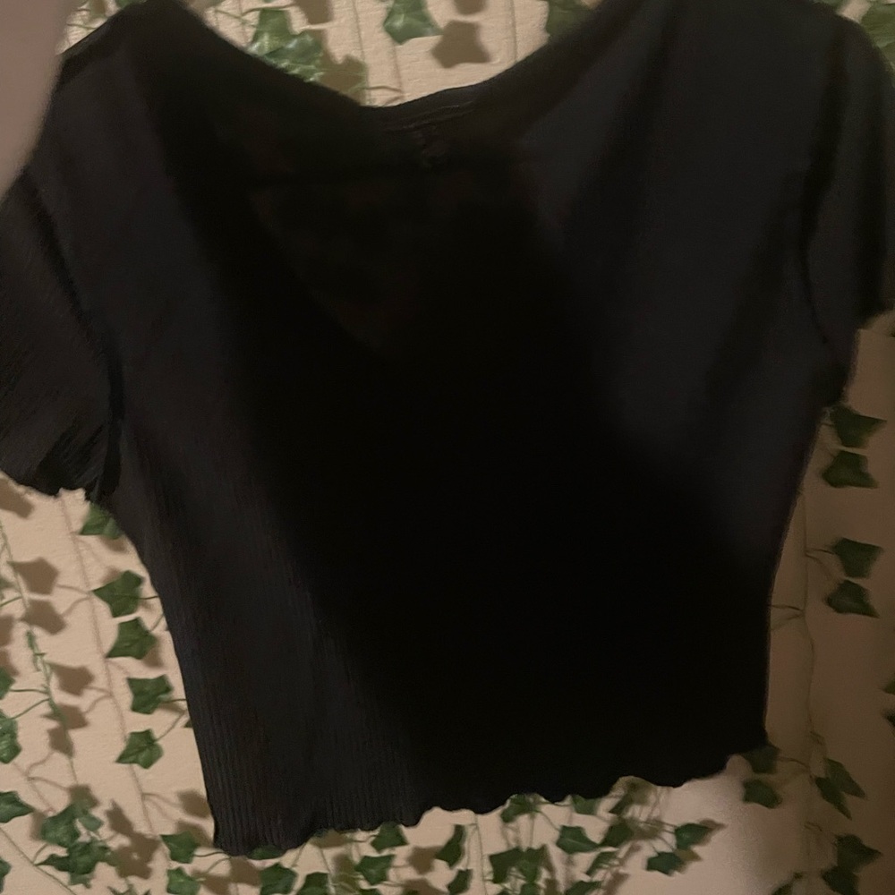 Black tight shirt L